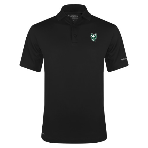  Columbia Black Omni Wick Drive Polo - Viking Head