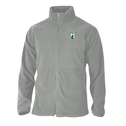  Columbia Grey Everest Ridge Fleece Full Zip Jacket - Official Logo