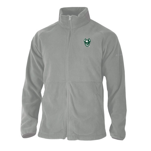  Columbia Grey Everest Ridge Fleece Full Zip Jacket - Viking Head