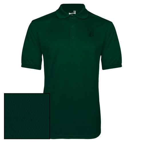  Dark Green Dry Mesh Polo - Official Logo Tone