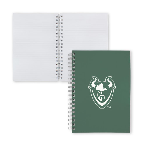 Clear 7 x 10 Spiral Journal Notebook - Viking Head