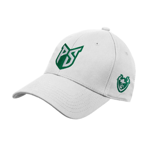  White Structured Adjustable Pro Style Hat - Official Logo