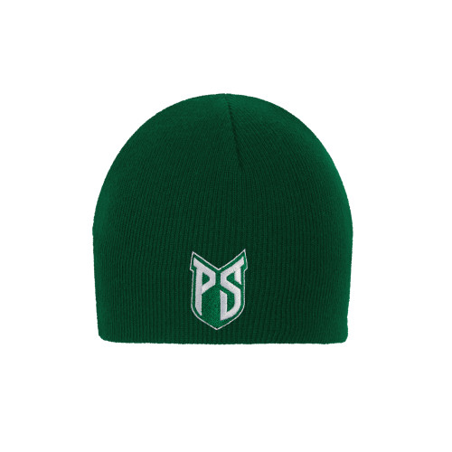  Dark Green Knit Beanie - Official Logo
