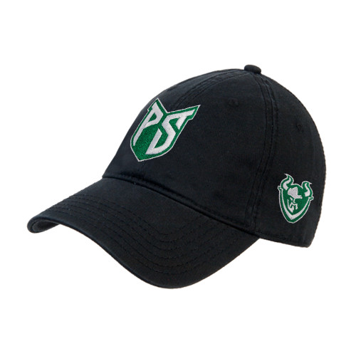  Black Unstructured Adjustable Low Profile Hat - Official Logo