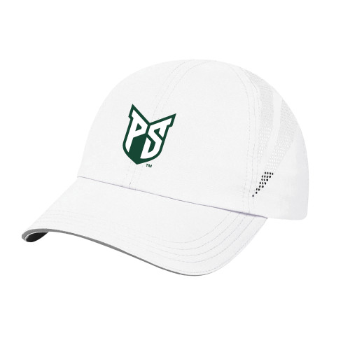  Womens White Performance Cap - Official Logo