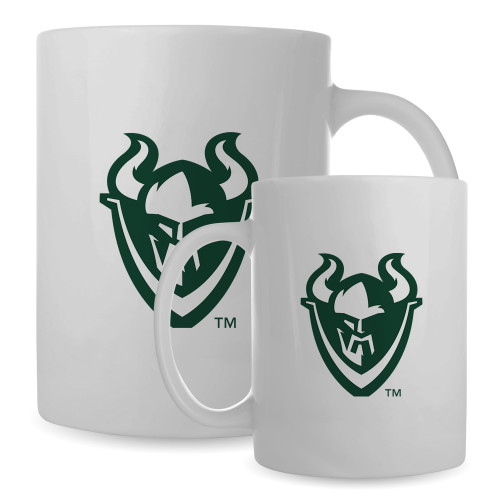  Full Color White Mug 15oz - Viking Head