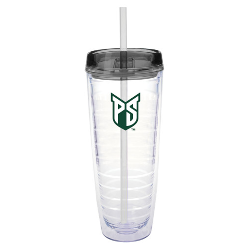  Tritan Double Wall Tumbler w/Charcoal Top 26oz - Official Logo