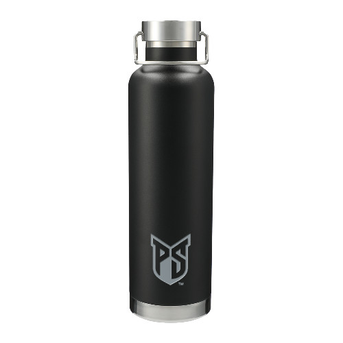 Thor Copper Vacuum Insulated Black Bottle 32oz - Official Logo Engraved