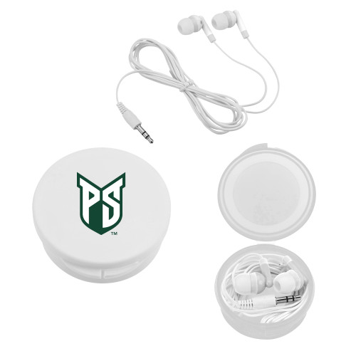  Ear Buds in White Case - Official Logo