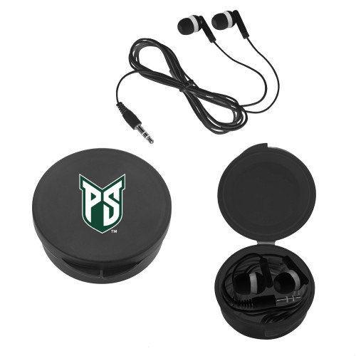  Ear Buds in Black Case - Official Logo