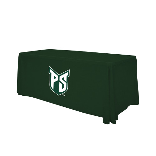  Dark Green 6 foot Table Throw - Official Logo