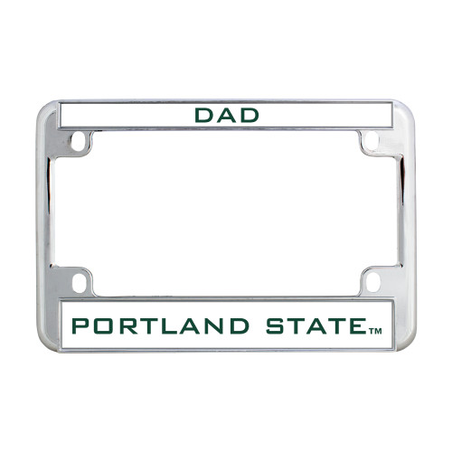 Metal Motorcycle License Plate Frame in Chrome - Portland State
