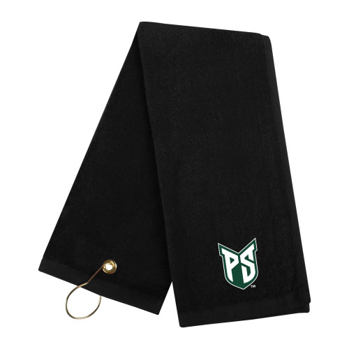  Black Golf Towel - Official Logo