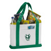 Thumbnail image for  Contender White/Green Canvas Tote
