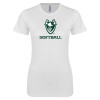 Thumbnail image for  Next Level Womens White Boyfriend Tee