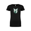Thumbnail image for  Next Level Girls Black Fashion Fit T Shirt