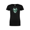 Thumbnail image for  Next Level Girls Black Fashion Fit T Shirt