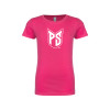 Thumbnail image for  Next Level Girls Fuchsia Fashion Fit T Shirt