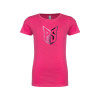 Thumbnail image for  Next Level Girls Fuchsia Fashion Fit T Shirt