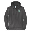 Thumbnail image for  Extended Charcoal Fleece Full Zip Hoodie