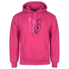Thumbnail image for  Womens Fuchsia Fleece Hoodie
