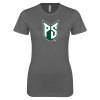 Thumbnail image for  Next Level Womens Charcoal Boyfriend Tee