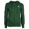 Thumbnail image for  ENZA Womens Dark Green Fleece Full Zip Hoodie