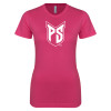 Thumbnail image for  Next Level Womens Fuchsia Boyfriend Tee