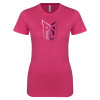 Thumbnail image for  Next Level Womens Fuchsia Boyfriend Tee