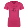 Thumbnail image for  Next Level Womens Fuchsia Boyfriend Tee