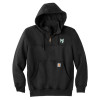 Thumbnail image for  Carhartt Black Rain Defender Paxton Hooded Zip Sweatshirt