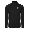 Thumbnail image for  Sport Tek Black Sport Wick Stretch 1/2 Zip Pullover