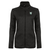 Thumbnail image for  Womens Black Heather Fleece Jacket