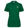 Thumbnail image for  Womens Silk Touch Dark Green Pique Polo