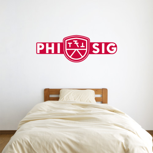  1.5 ft x 4 ft Fan WallSkinz - Phi Sig Wordmark