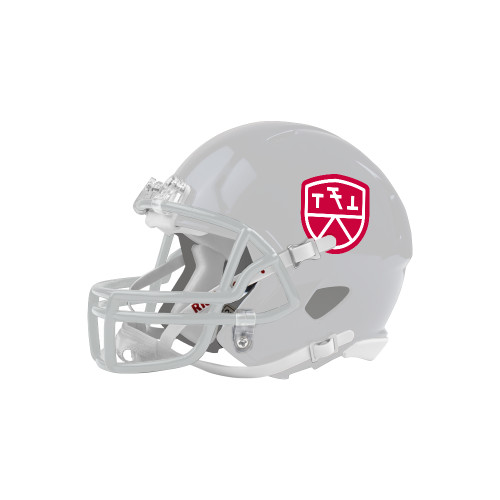  Riddell Replica White Mini Helmet - Primary Mark