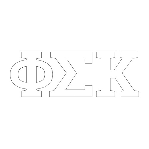  Medium Decal - Greek Letters