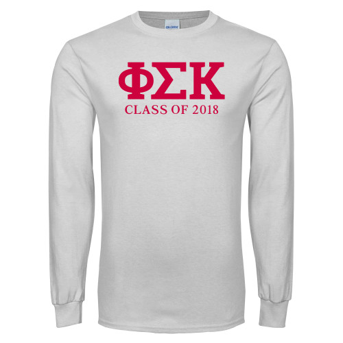 White Long Sleeve T Shirt-Class of Design