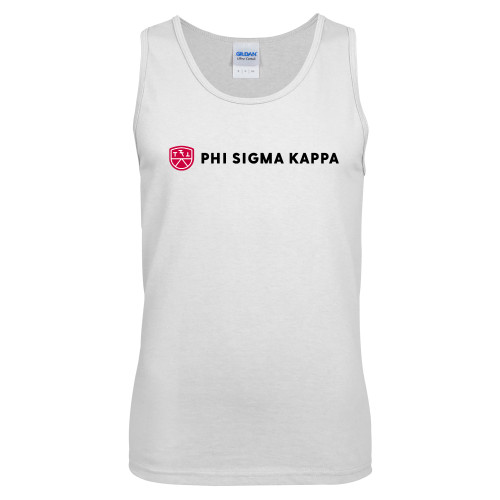 White Tank Top-Phi Sigma Kappa