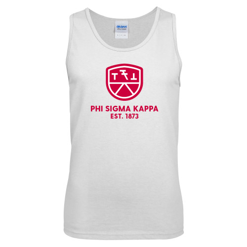 White Tank Top-Stacked Established