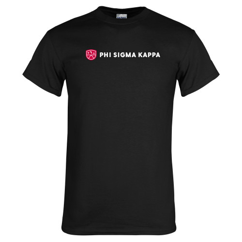Black T Shirt-Phi Sigma Kappa