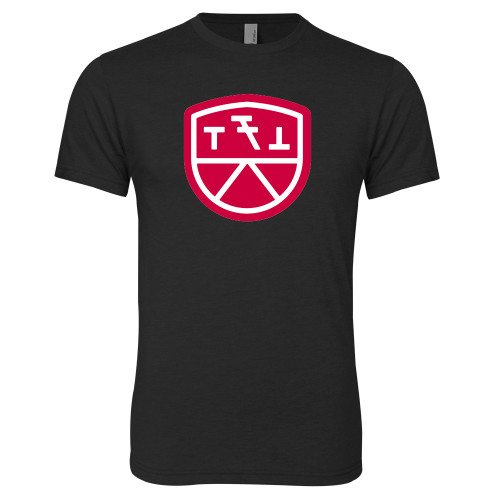  Next Level Black Triblend Tee - Primary Mark