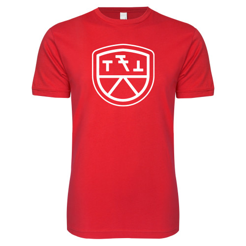  Next Level Red Softstyle T Shirt - Primary Mark