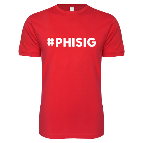  Next Level Red Softstyle T Shirt - PHISIG