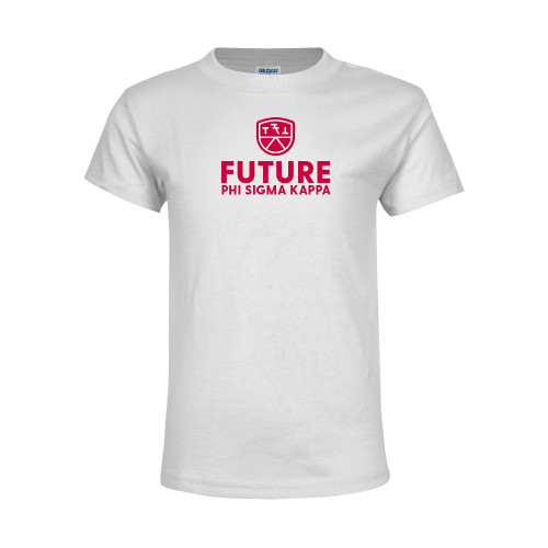  Youth White T Shirt - Future Phi Sigma Kappa