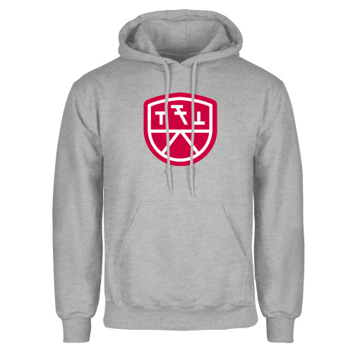 Grey Fleece Hoodie-Primary Mark