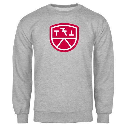 Grey Fleece Crew-Primary Mark