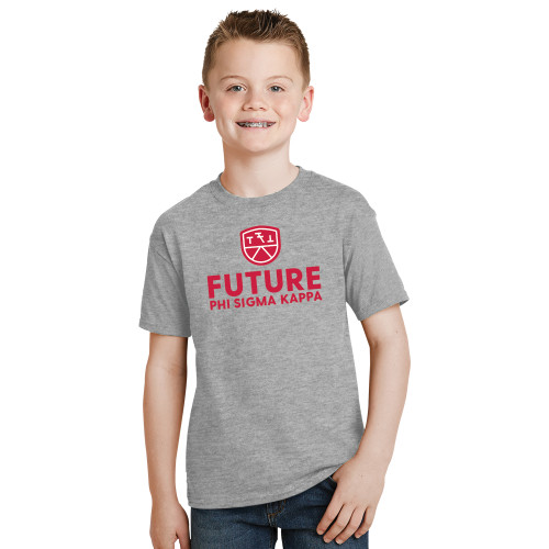  Youth Grey T Shirt - Future Phi Sigma Kappa