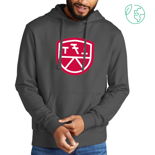 Allmade Dark Grey Organic French Terry Pullover Hoodie-Primary Mark