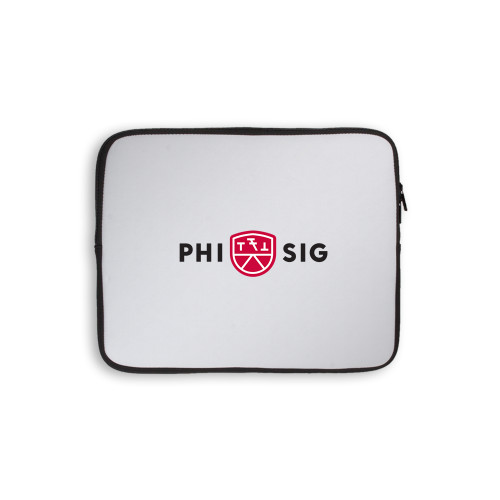 10 inch Neoprene iPad/Tablet Sleeve-Phi Sig Wordmark